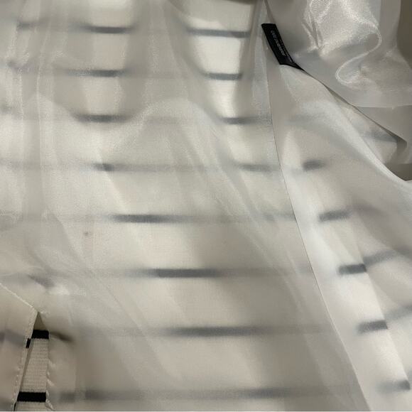 JM Studio Blazer Jacket Women's Size 18 Striped Career Office Casual Stretch Top - Picture 8 of 10